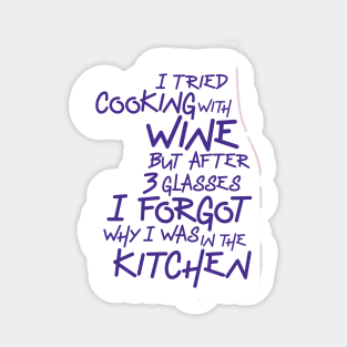 Tried Cooking with Wine Sticker